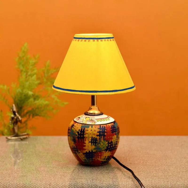 Shahana Terracotta Table Lamp - Multicolor media 3