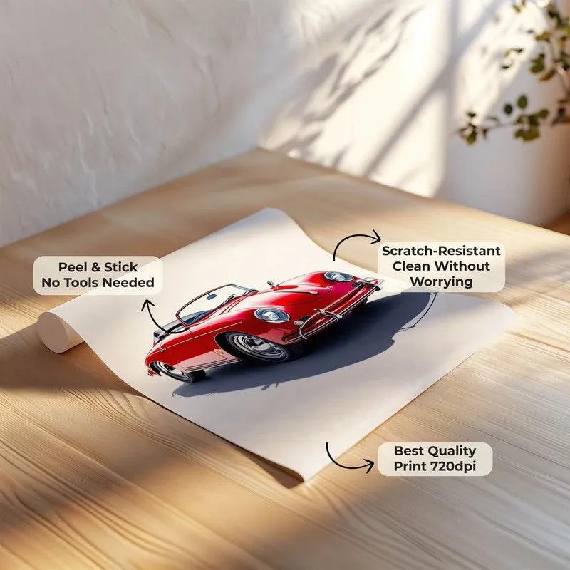Porsche Passion Wall Poster - Red media 7