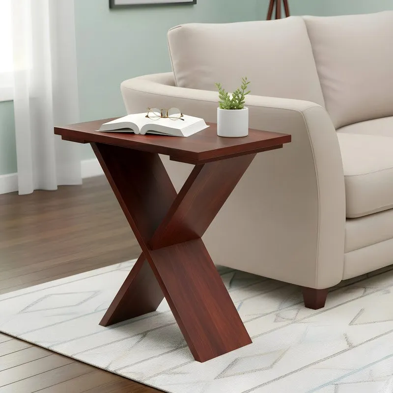 Dverox Sheesham Wooden Side & Bedside Table (Brown) - Set Of Two media 3