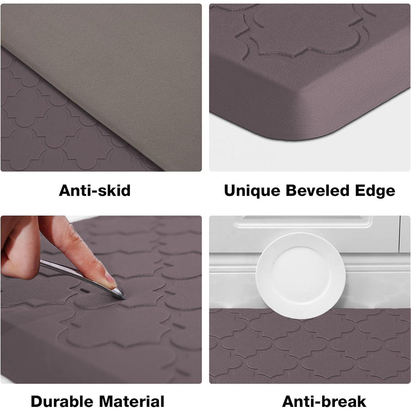 Medina Step Anti Skid PVC Anti-Fatigue Mat - Coffee media 5