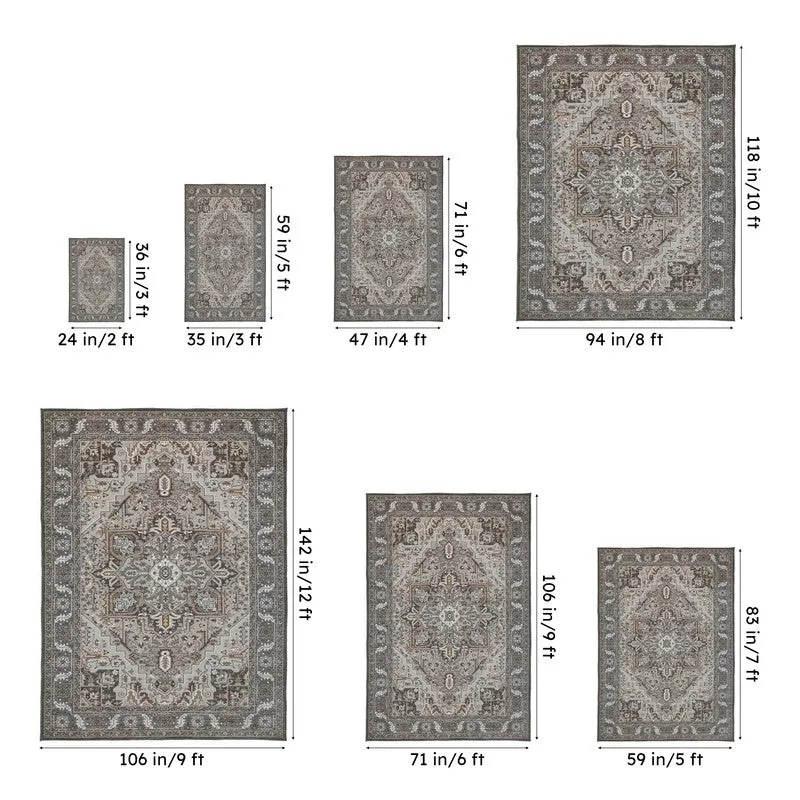 Ranvi Ethnic Anti Slip Carpet media 10