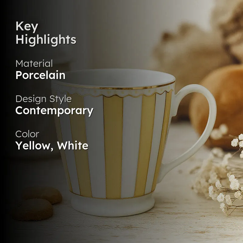 Noritake Porcelain Coffee Mug (Yellow) - 300 mL media 2