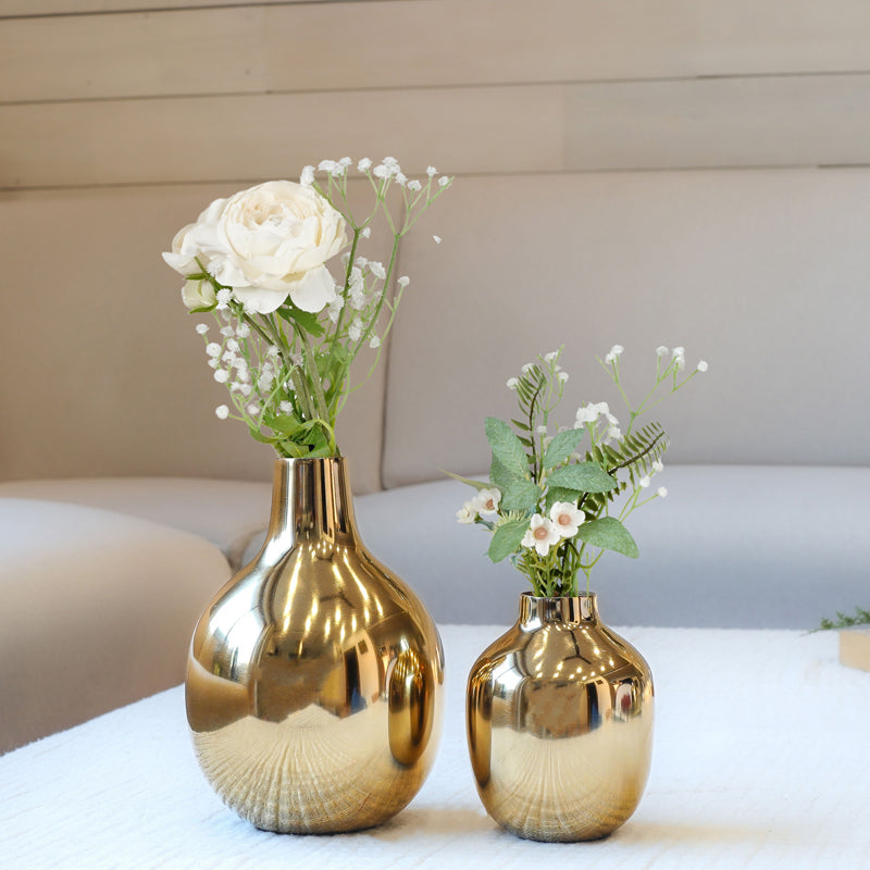 Glisara Metal Vase - Set Of Two media 3