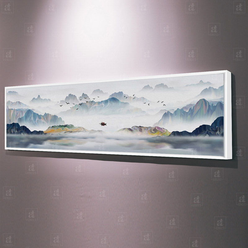 Valerie Cotton Canvas Wall Painting With Frame media 4