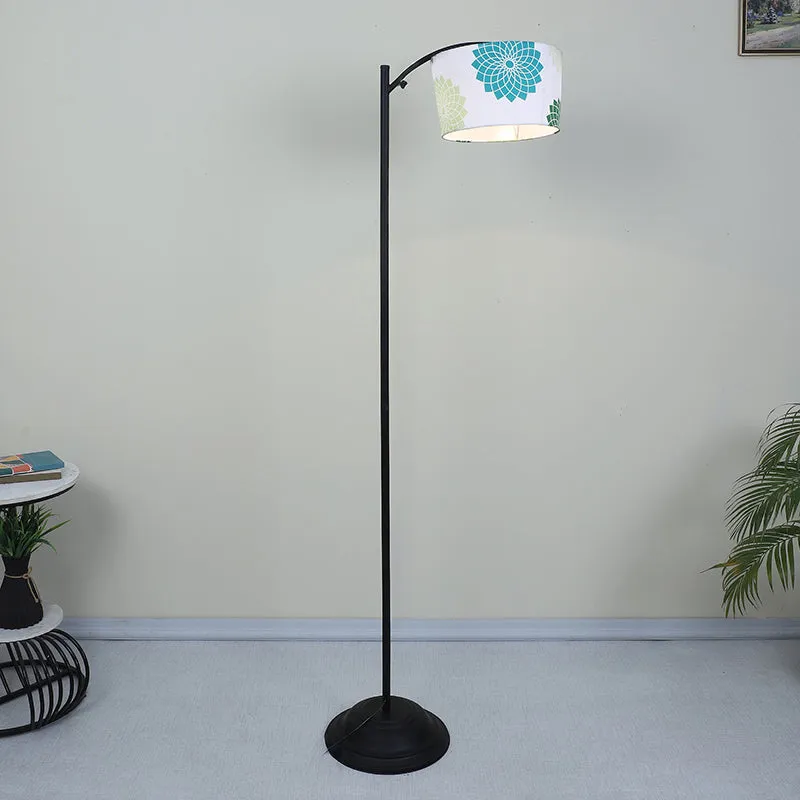 Akari Printed Arched Iron Floor Lamp media 2