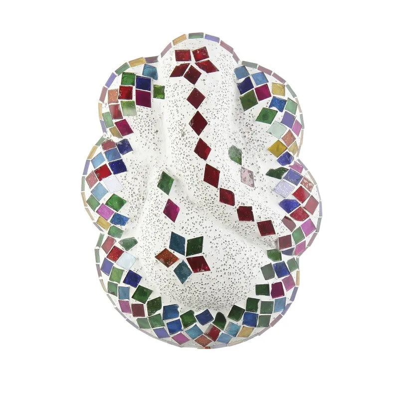Vighnaharta Ganpati Glass Wall Lamp - Multicolor media 6