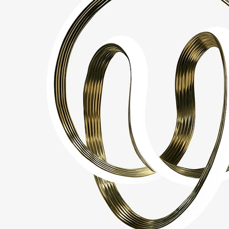 Aurora Loop Metal Ceiling Lamp media 5