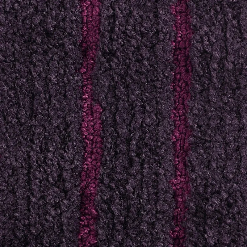 StripeEase Microfiber Bath Mats (Purple) - Set of Two media 3