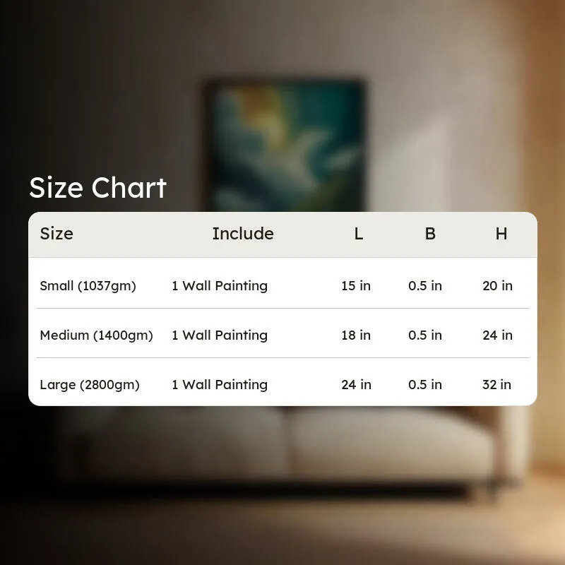 Emerald Valley Canvas Wall Painting - Black Frame media 8