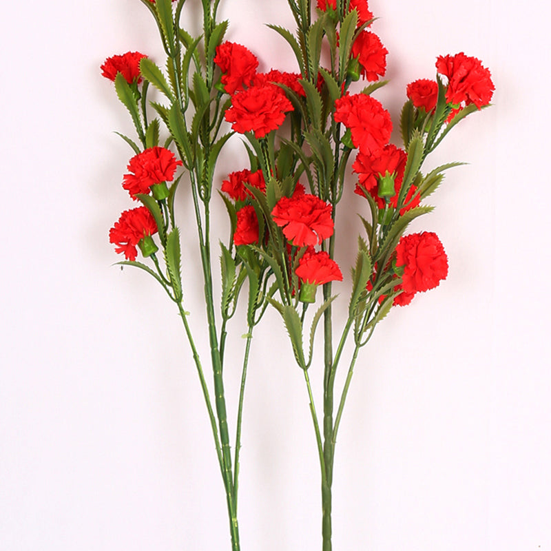 Everlin Artificial Chrysanthemum (Red) - Set Of Two media 3