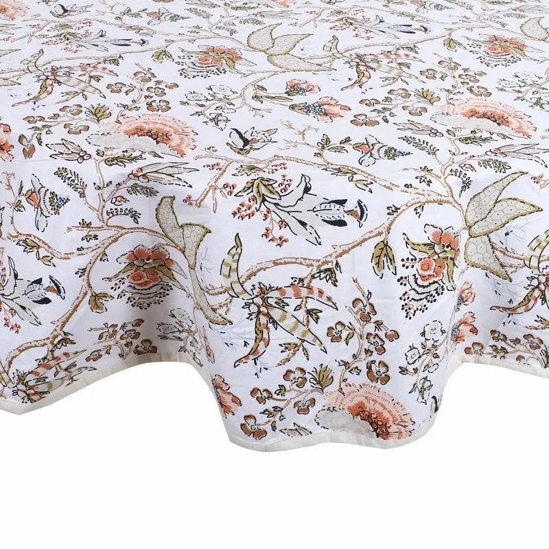 Muhina Table Cover (Ivory) - Four Seater - 3
