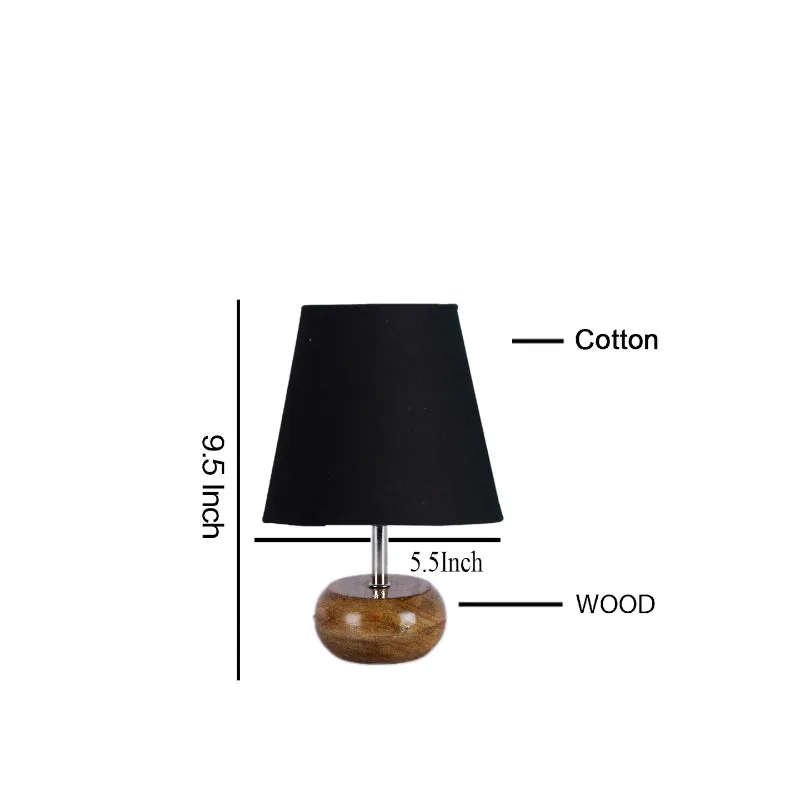 Astrova Fabric Table Lamp - Black,Brown media 5