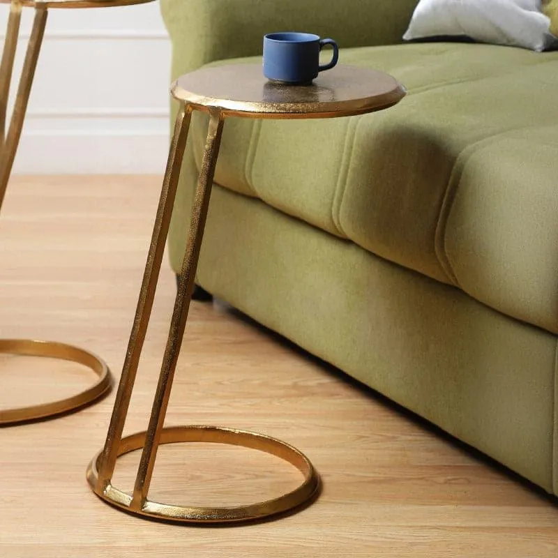 Milto Accent Table - Gold media 1