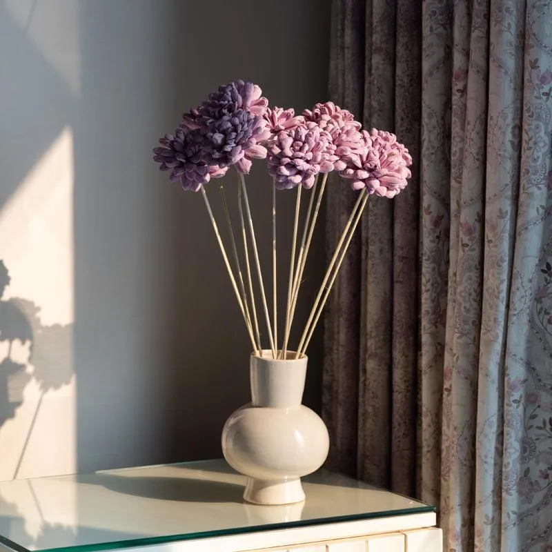 Delvina Sola Wood Rose Flower Stick (Lilac) - Set Of Ten media 4