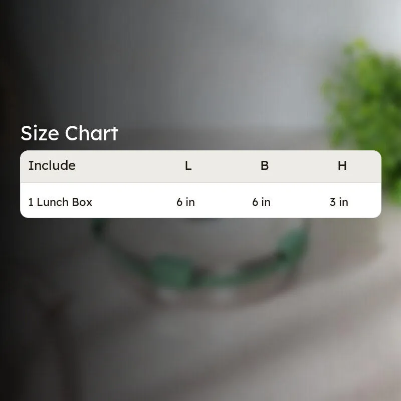 Ivago Steel Airtight Lunch Box (Light Green) - 875 mL media 7