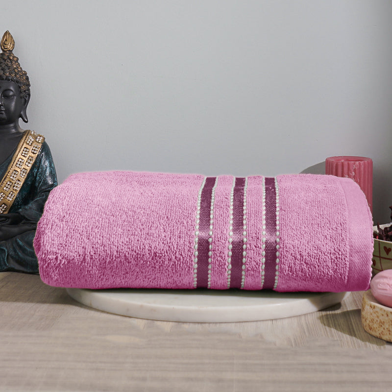 Micro Cotton LuxeDry Comfort Solid Bath Towel - Purple media 3