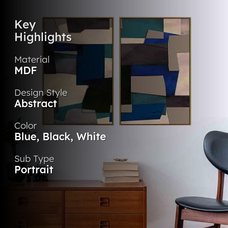 Square Squared Wall Art - Set Of Two media 2