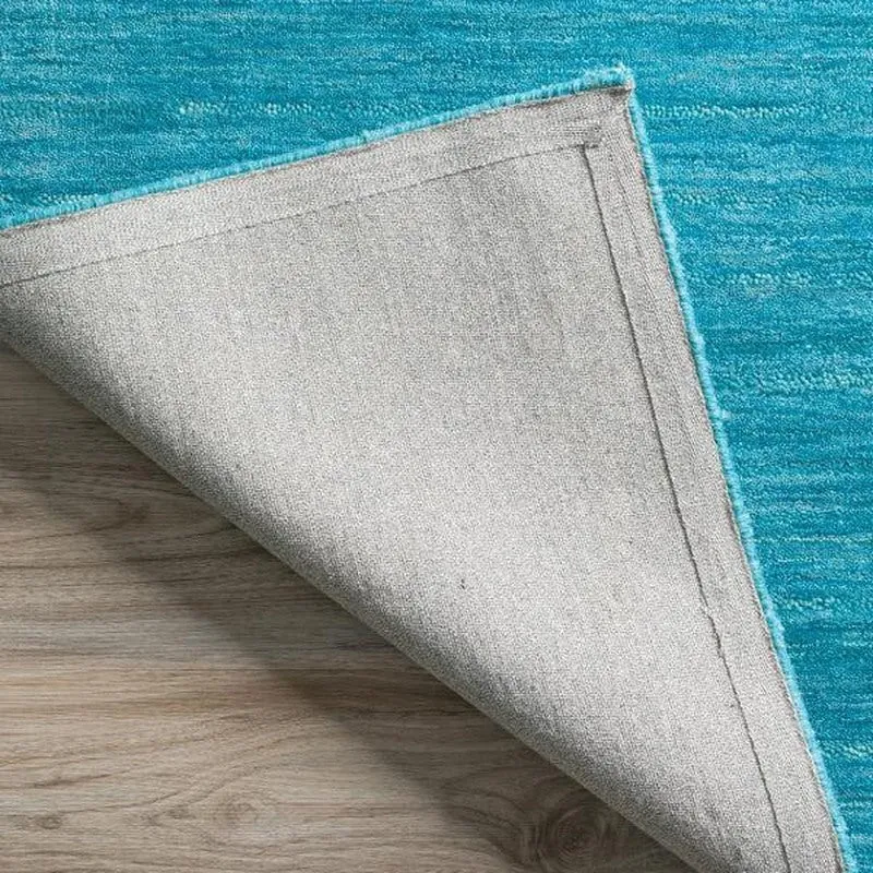 Aylin Hand Woven Wool Rug - Blue media 3