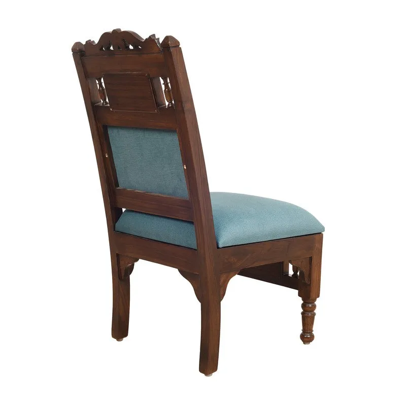 Sumo Teak Wood Accent Chair - Blue media 6
