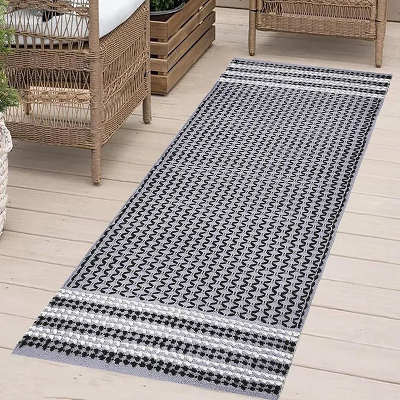 Corridor Classic Cotton Runner Rug - Grey media 1