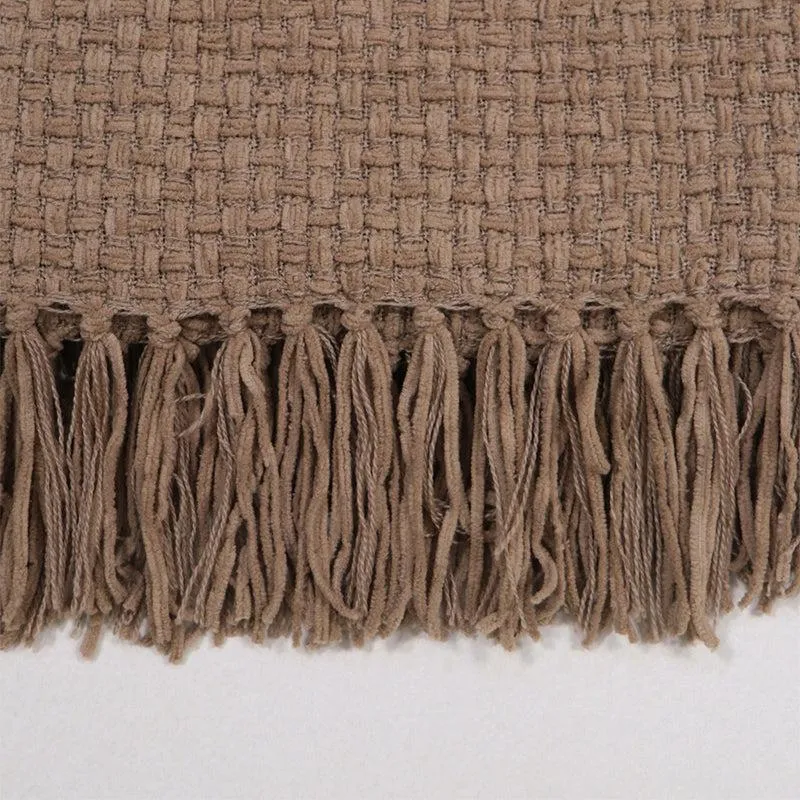 Cozy Loom Throw - Coffee media 4