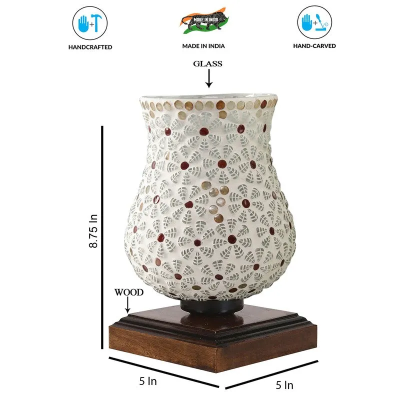 Radiavo Mosaic Glass Table Lamp - Multicolor media 9