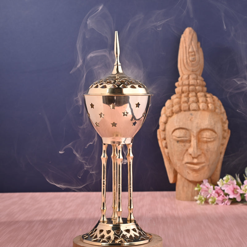 Aapti Brass Incense Burner