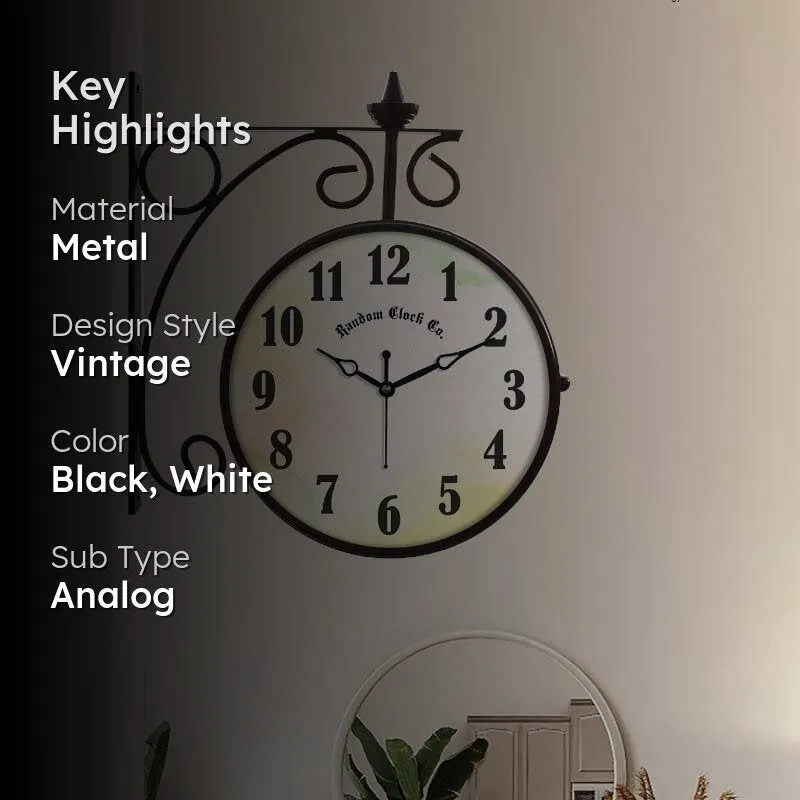 Retro Reverso Wall Clock media 2