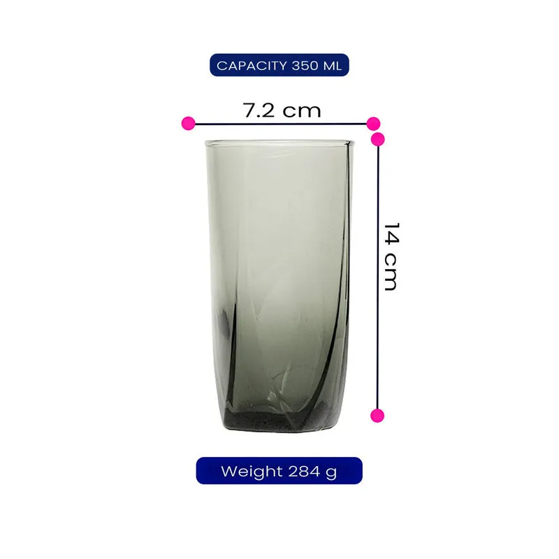 Luminarc Eiffel Tinted Glasses (350 mL/Grey) - Set Of Six media 6