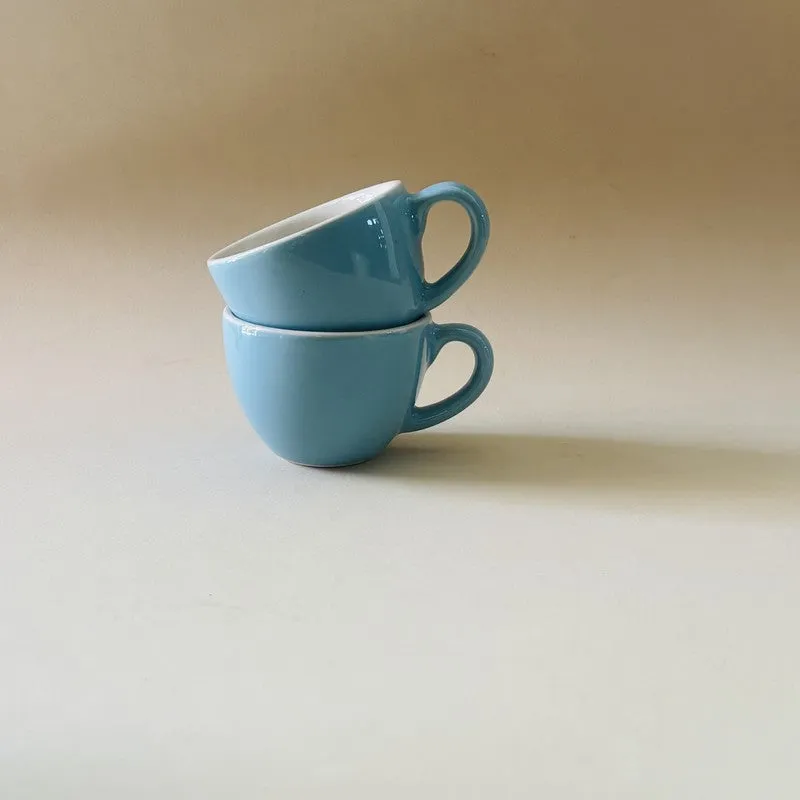 Expresso Ceramic Tea Cup (100 mL/Blue) - Set of Two media 5