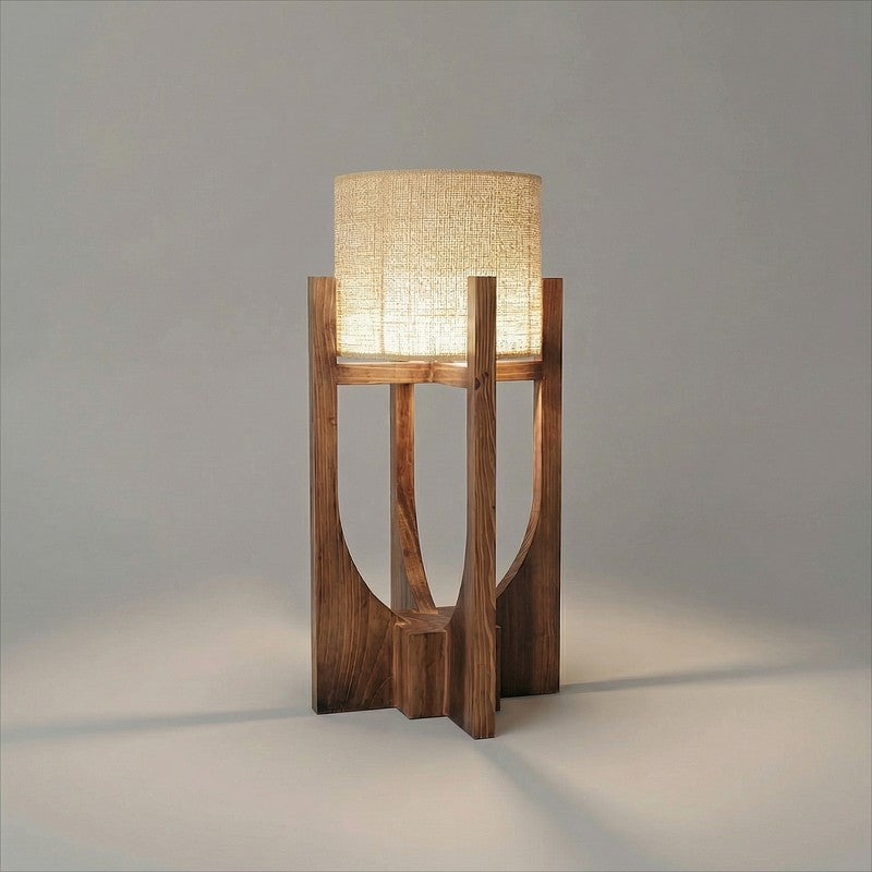 Kompas Jute Table Lamp - Brown,Beige media 6