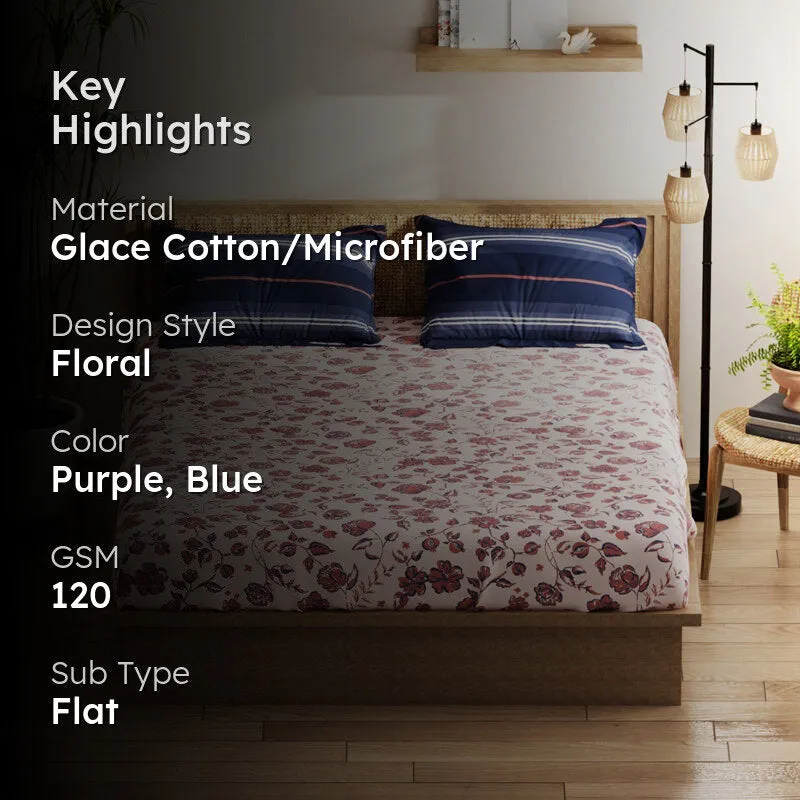 Modiora Microfiber Microfiber Bedsheet - 120 GSM media 2