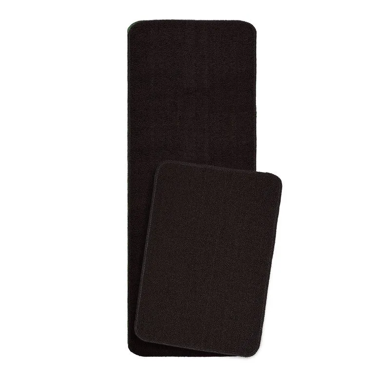 SimpleSoft Kitchen Floor Mats (Brown) - Set of Two media 3