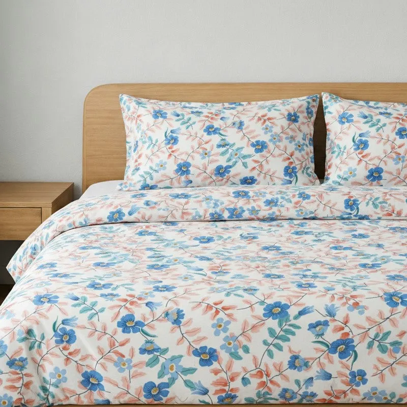 Wonderfully Floral Microfiber Bedsheet - 140 GSM media 4