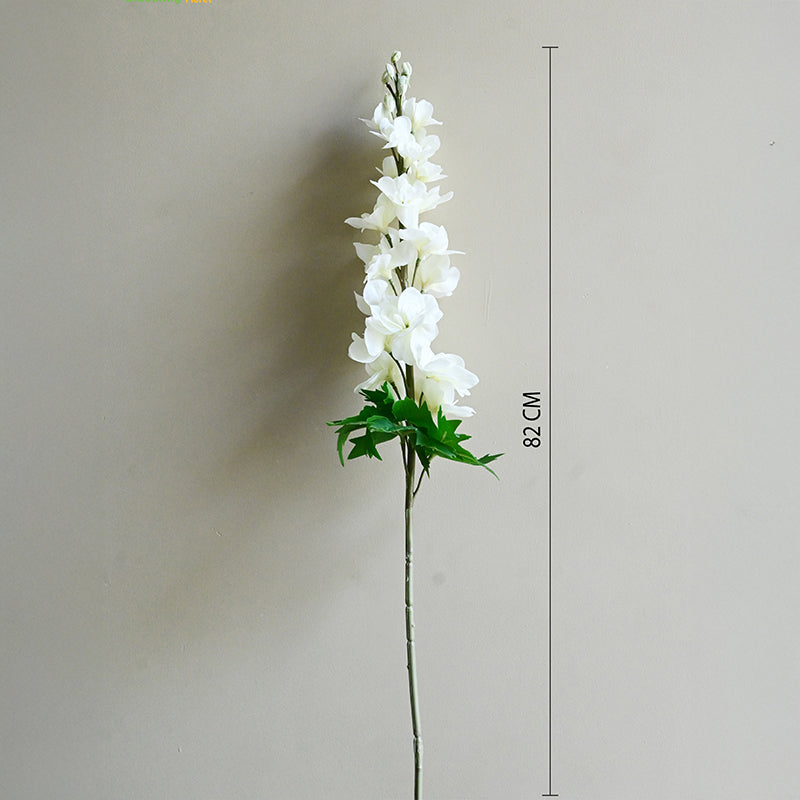 Solene Artificial Flower Stick - White media 8