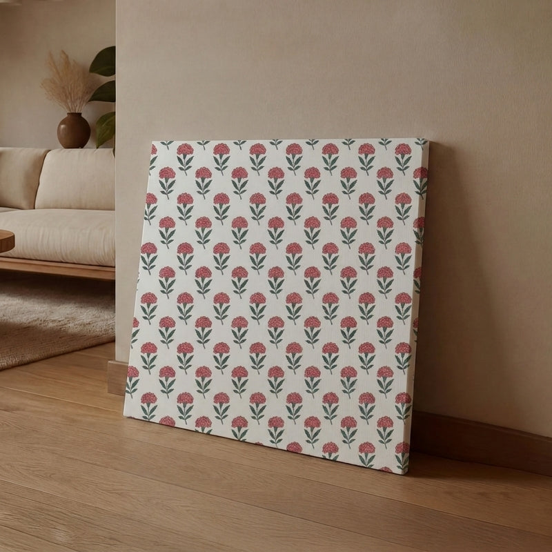 Cultural Bloom Canvas Wall Art
