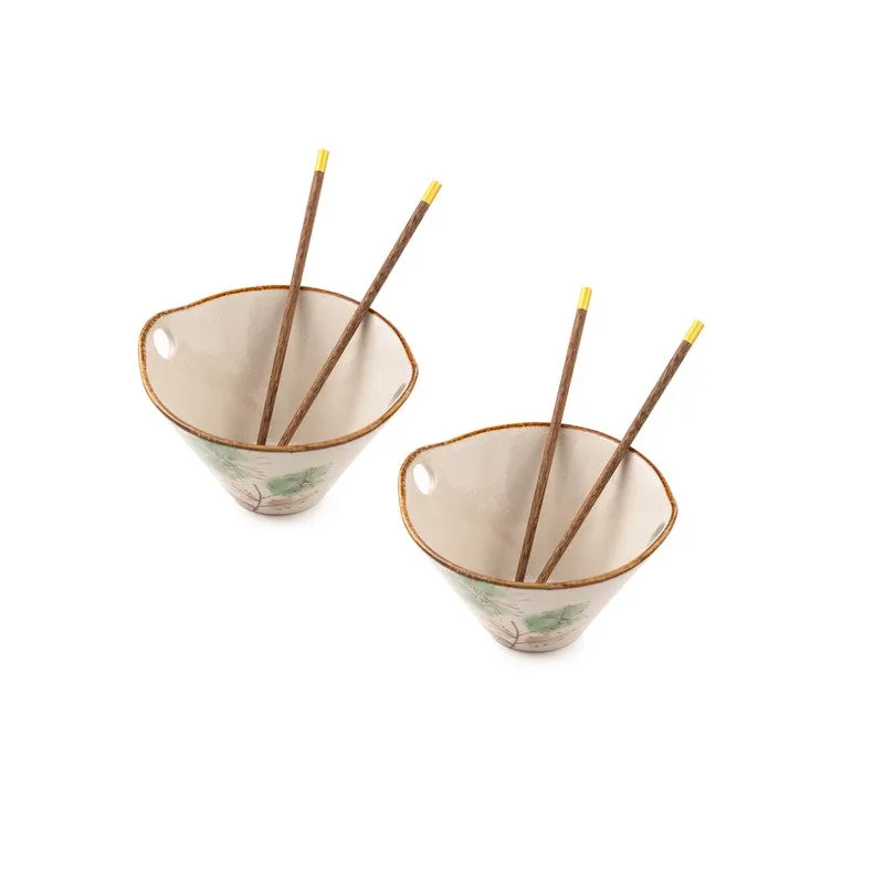 NovaServe I 2 Ramen Bowls With Chop Stick (550 mL Each) - Set of Two media 5