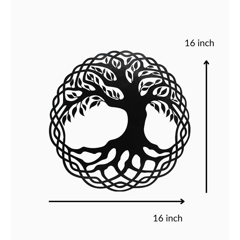 Tree Of Love Black Iron Wall Accent media 5