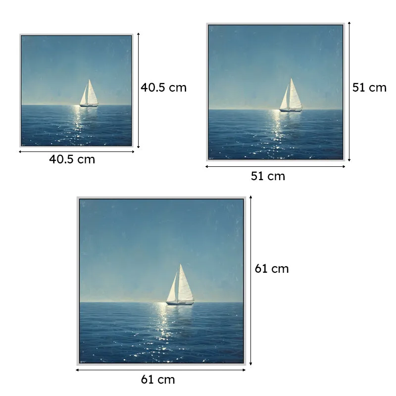 Summer Sails II Canvas Wall Art With Frame media 6