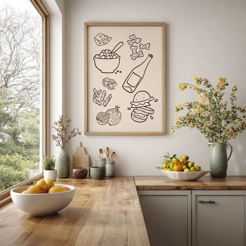 Soft Serve Archival Canvas Wall Art - Brown media 5