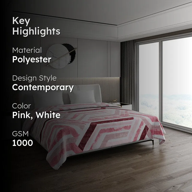 Monte Carlo Blush Harmony Blanket - 1000 GSM media 2