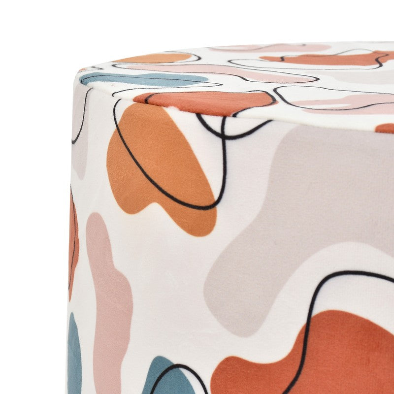 Drift Abstract Ottoman - Multicolor media 4