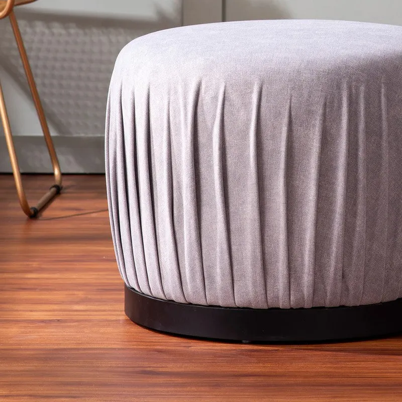 Cozy Rest Pouffe (Grey & Beige) - Set Of Two media 4