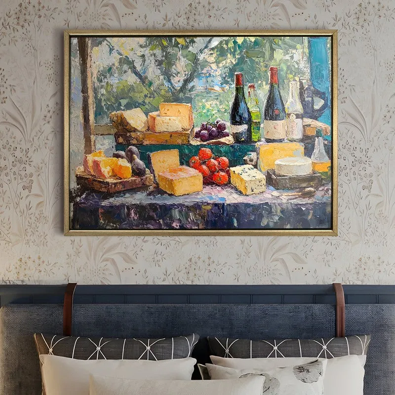 Summer Feast Canvas Wall Painting With Frame media 5