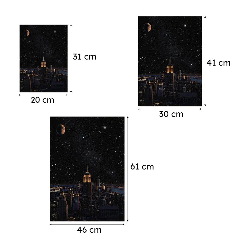 Midnight Skyline Wall Poster media 11