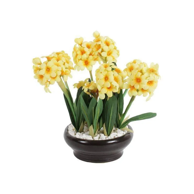 Faux Hyacinth Bonsai In Ceramic Pot (26 cms) media 3