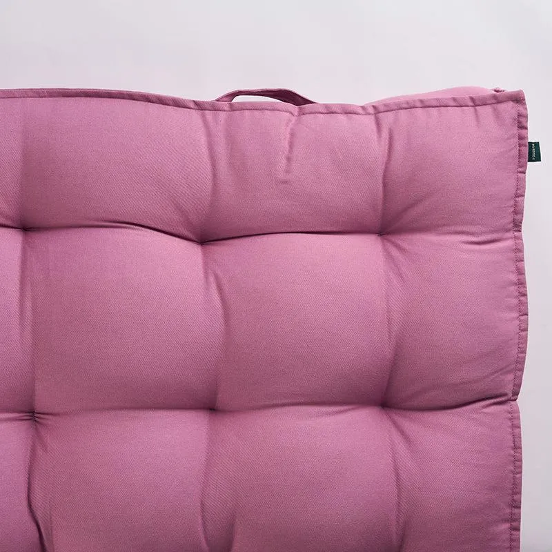 Pawdium Solid Cotton Floor Cushion - Lavender media 4