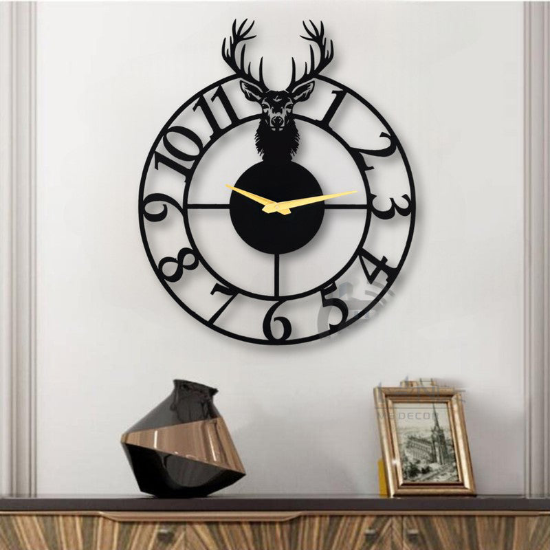 Notion Silent Wall Clock - Black