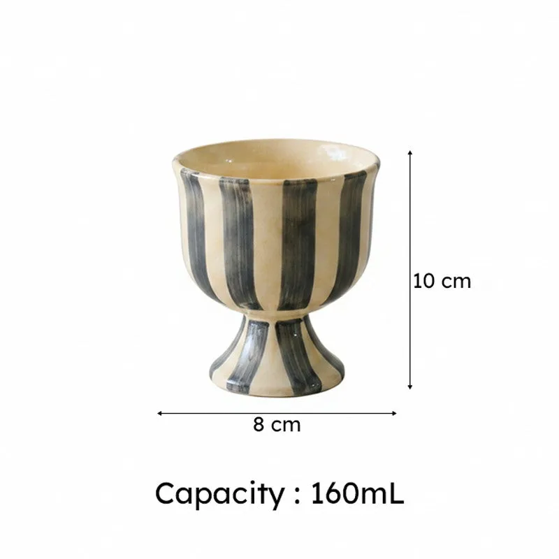 FrostBite Ceramic Ice Cream Cups (160 mL Each) - Set of Four - 8