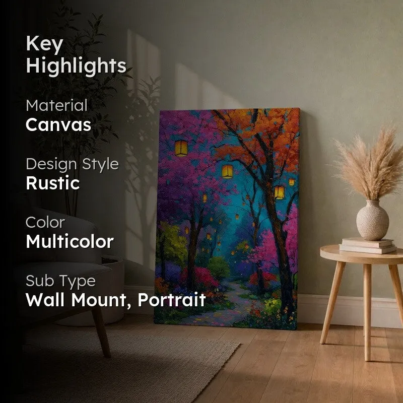 Dreamscape Forest Glow Canvas Wall Art media 2